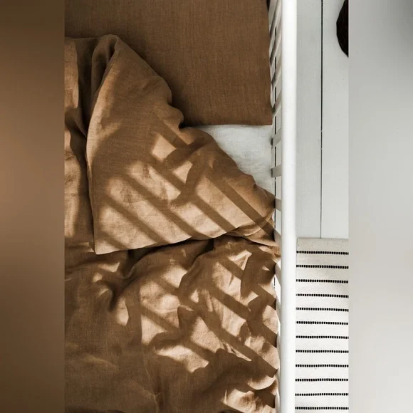 $210 originally 2 sets linen duvet covers + pillow cases